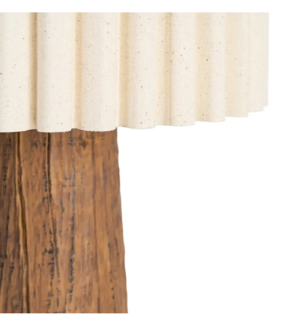Lampa stołowa RESINMA 46 cm brązowa