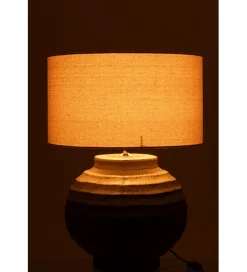 Lampa stołowa RETUL 62 cm terrakota brązowa