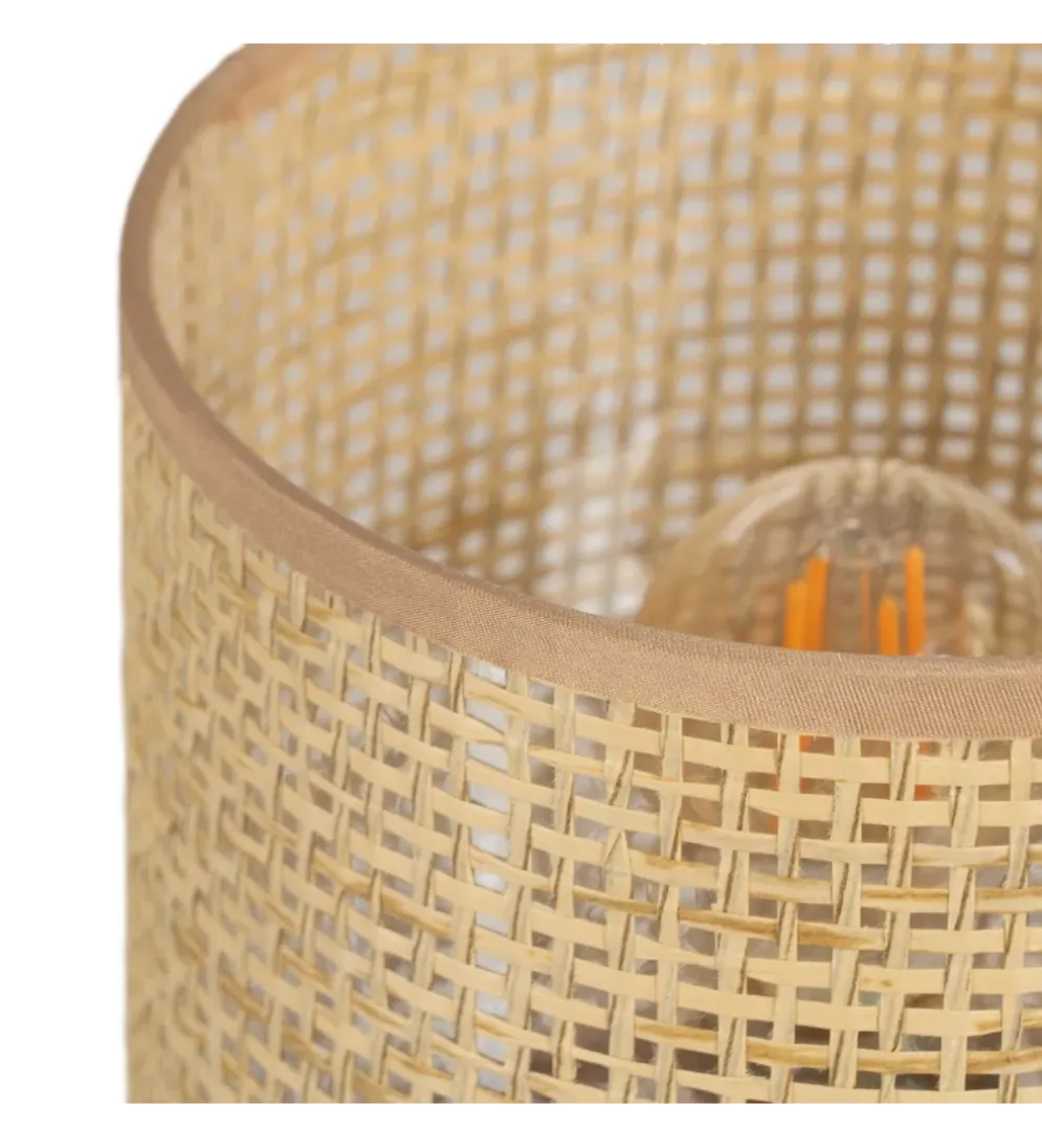Lampa stołowa REVAN 27 cm ceramika biała