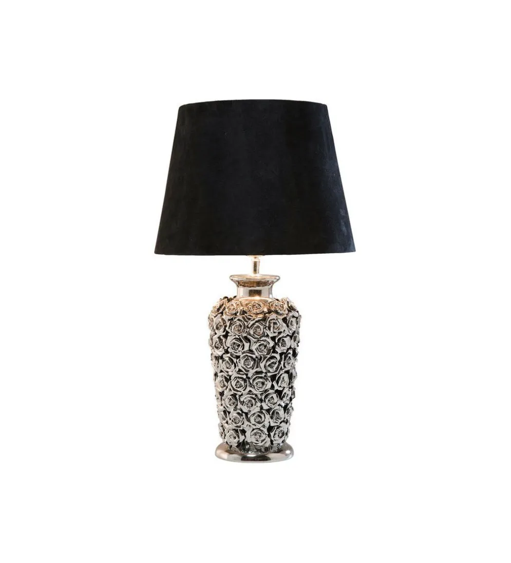 Lampa stołowa ROSE srebrna