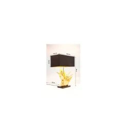 Lampa stołowa TROPICAL 65 cm złota