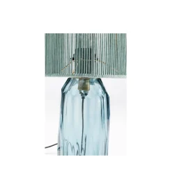Lampa stołowa VECCHIO 42 cm niebieska