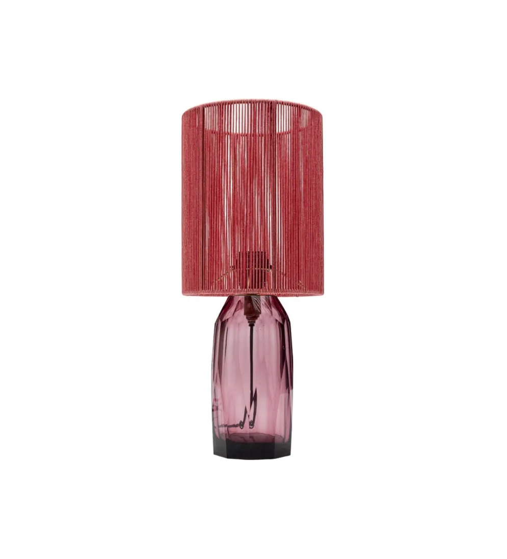 Lampa stołowa VECCHIO 42 cm różowa