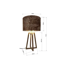 Lampa stołowa WILDLIFE 51 cm