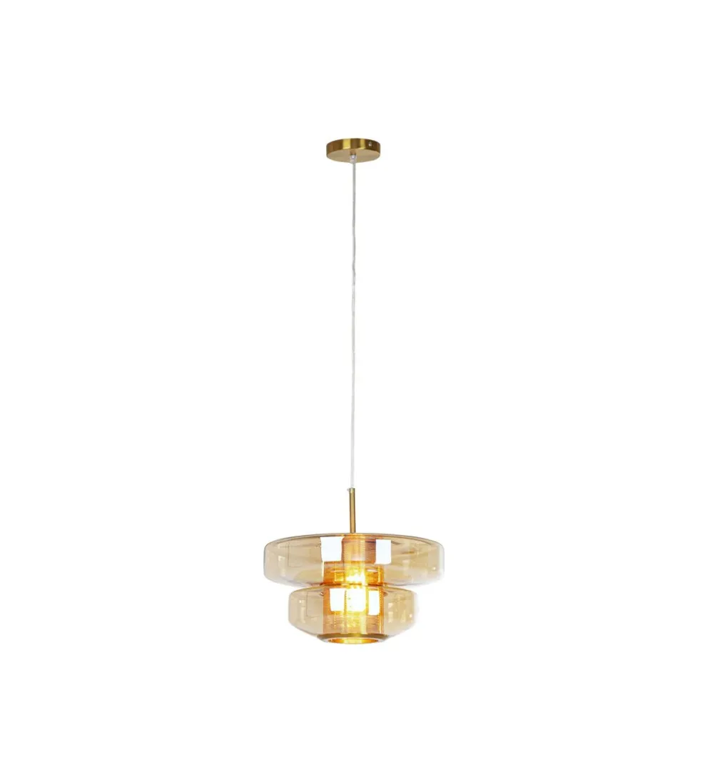 Lampa wisząca ARCADIA AMBER 34 cm