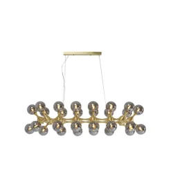 Lampa wisząca ATOMIC BALLS 140 cm złota