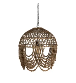 Lampa wisząca BEADINGO 52 cm naturalny