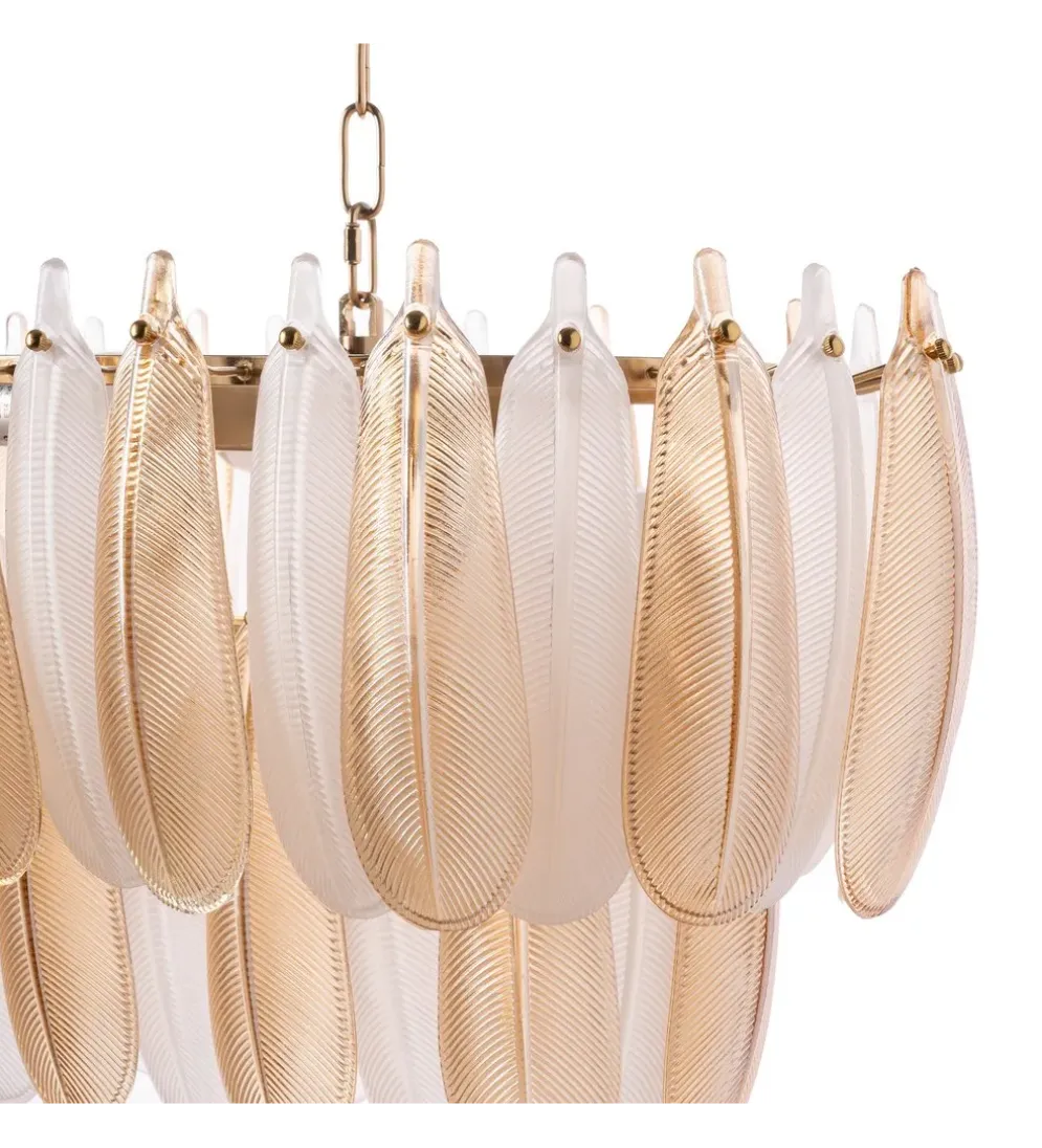 Lampa wisząca BEGAN 100 cm champagne