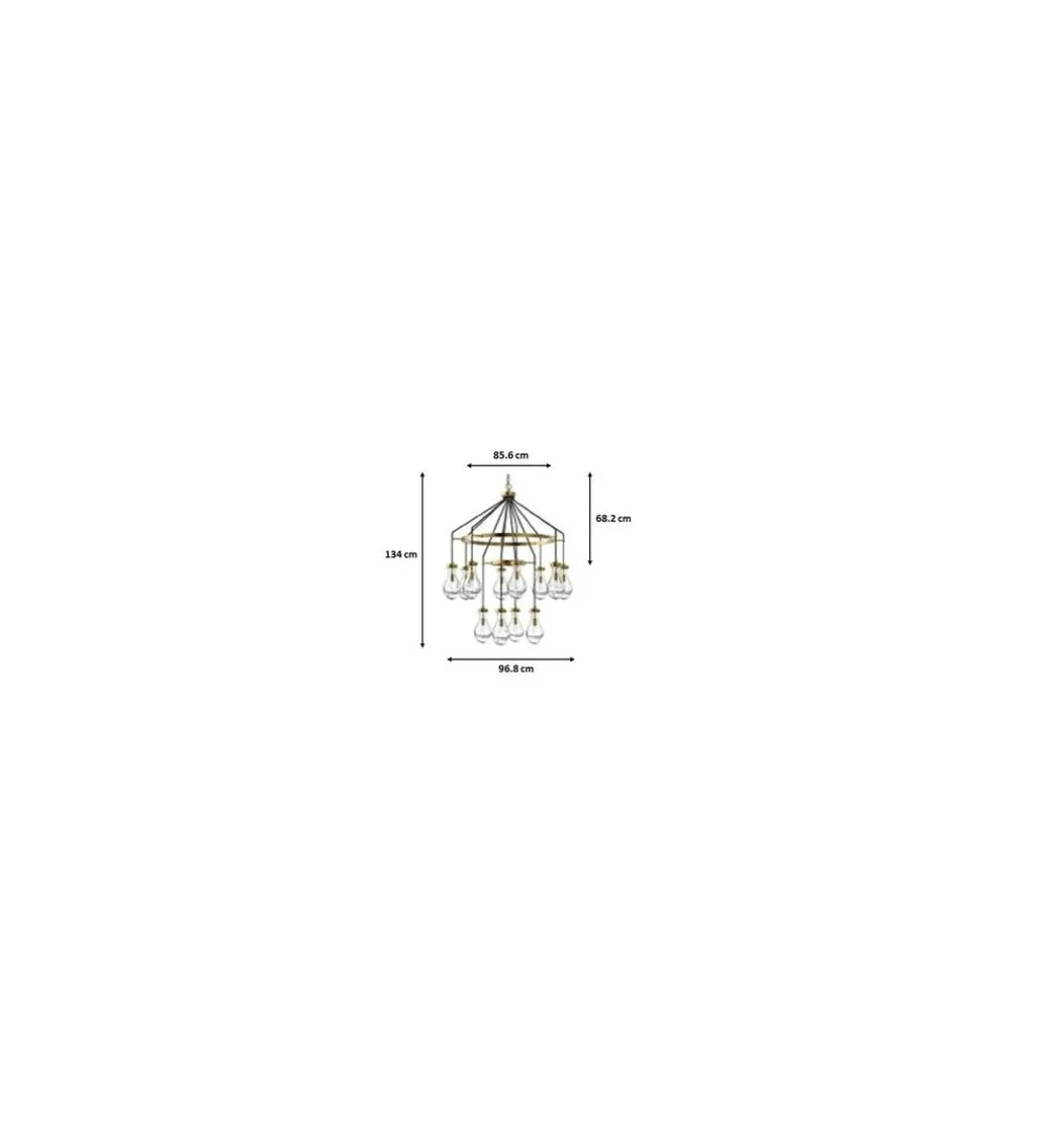 Lampa wisząca BELL HIGHLIGHT 134 cm