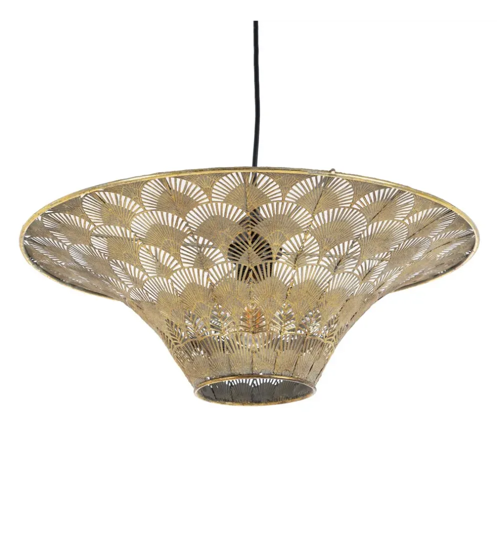 Lampa wisząca BOCELIN 47 cm złota srebrna