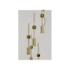 Lampa wisząca CANDY BAR 44 cm złota