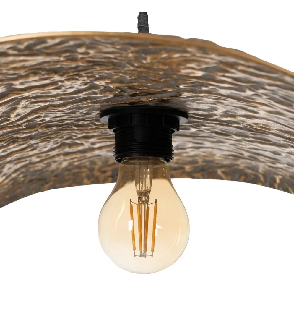 Lampa wisząca CEARPIN 51 cm antyczne złoto