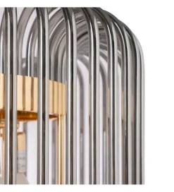 Lampa wisząca CELINK 50 cm złoto szara