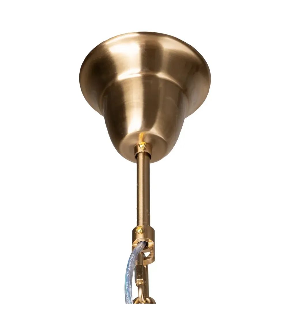 Lampa wisząca CELINK 50 cm złoto szara