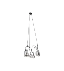 Lampa wisząca COLUMBO 58 cm czarna