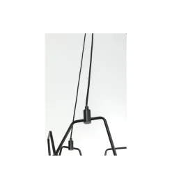 Lampa wisząca COLUMBO 58 cm czarna