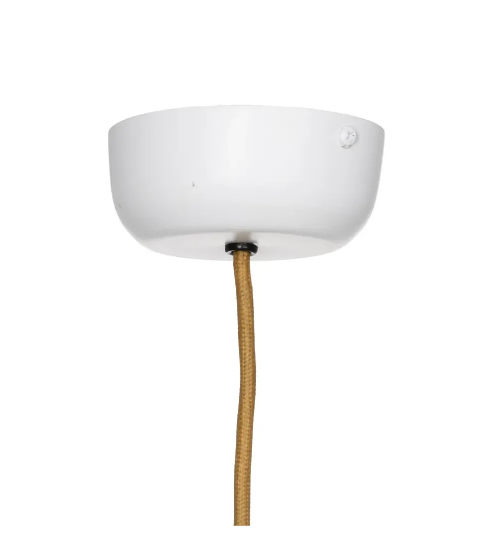 Lampa wisząca CONEMTA 50 cm biała