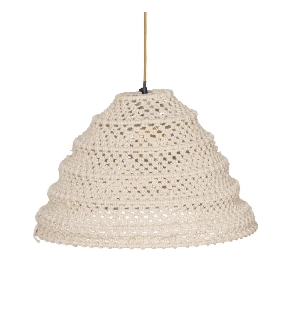 Lampa wisząca CONEMTA 50 cm biała