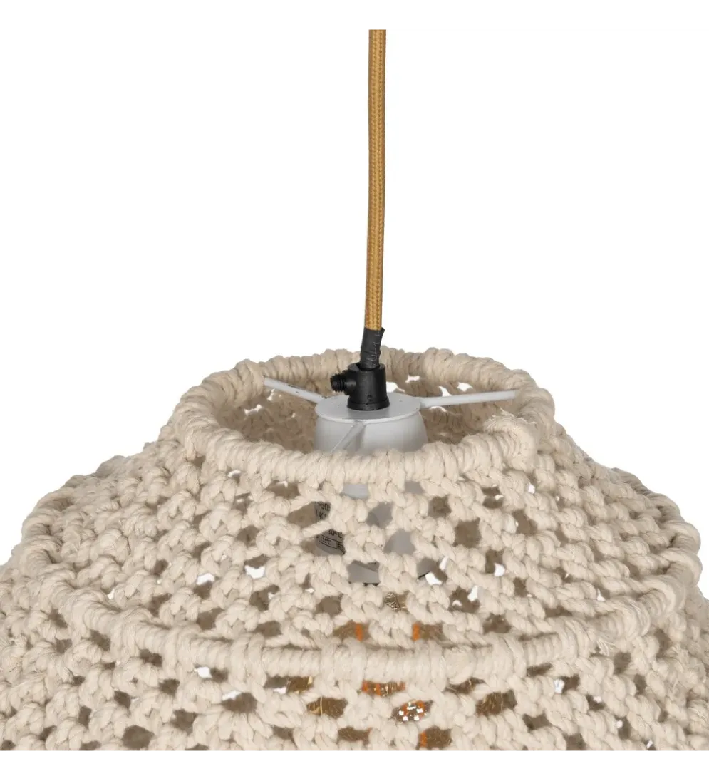 Lampa wisząca CONEMTA 50 cm biała