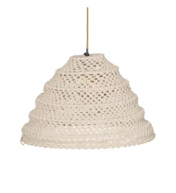 Lampa wisząca CONEMTA 50 cm biała