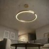 Lampa wisząca COSTA 60 cm złota