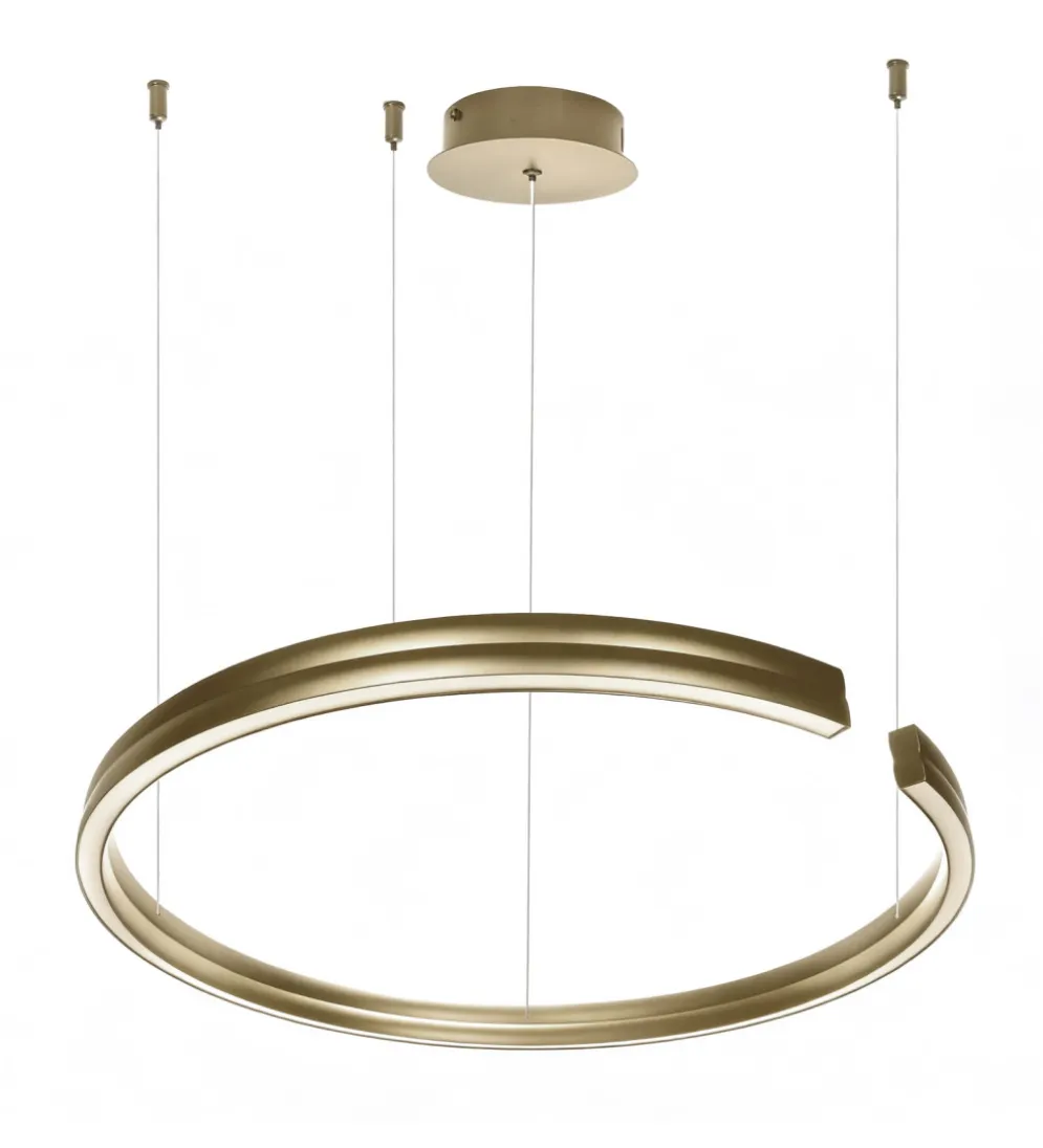 Lampa wisząca COSTA 60 cm złota