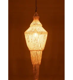 Lampa wisząca Daisy shell 51 cm naturalna
