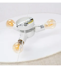 Lampa wisząca DWEMNAO 70 cm biała