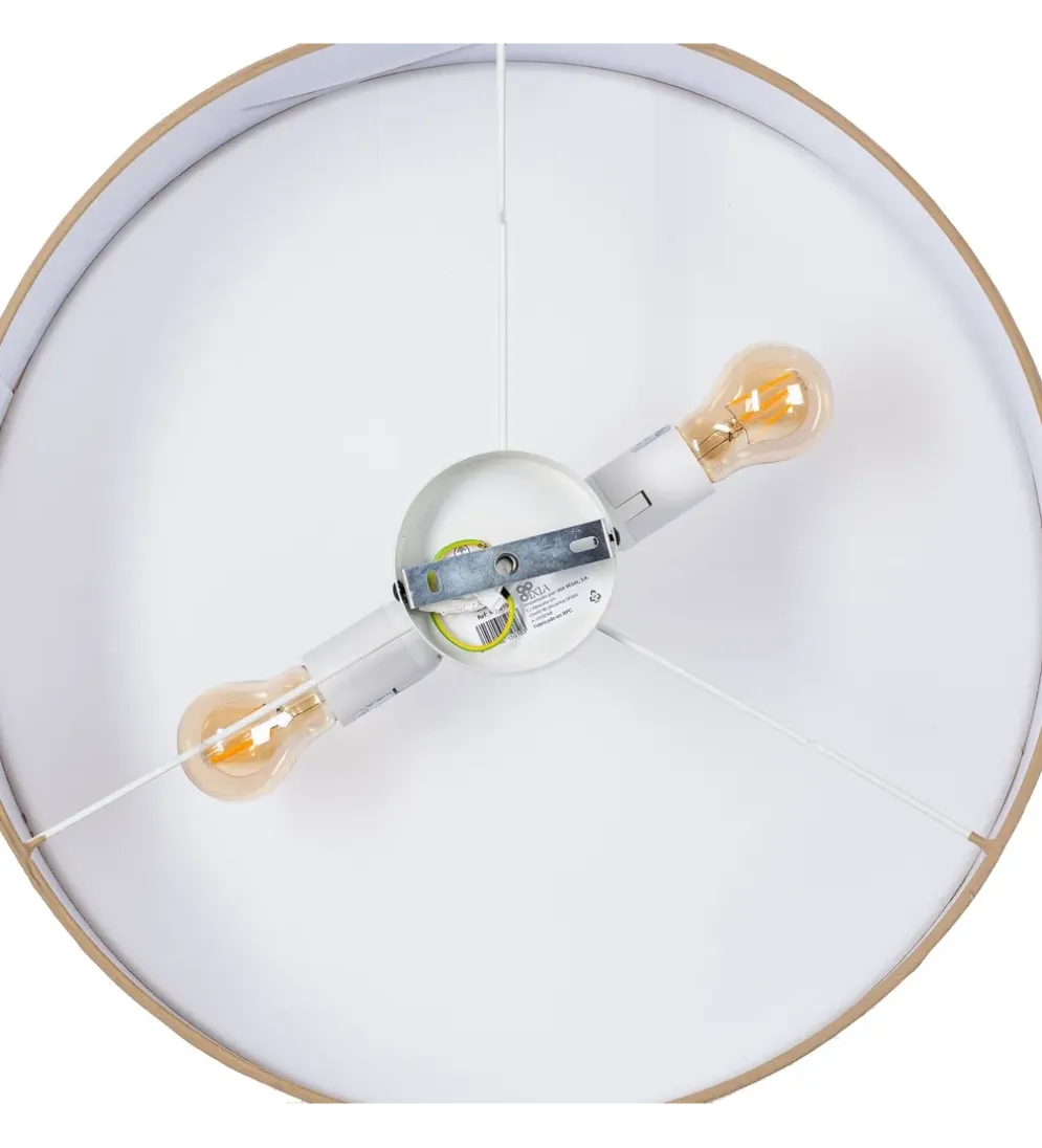 Lampa wisząca DWEMNAO 50 cm naturalna