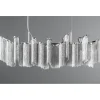 Lampa wisząca Elegance 118 cm srebrna