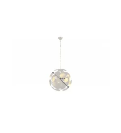 Lampa wisząca Evron Infinity 63 cm złota