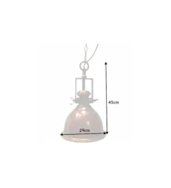Lampa wisząca FAT 29 cm miedziana