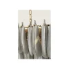 Lampa wisząca FEATHER 95 cm szara