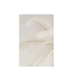 Lampa wisząca FEATHER PALM 87 cm biała