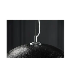 Lampa wisząca Glow 50 cm czarno złota