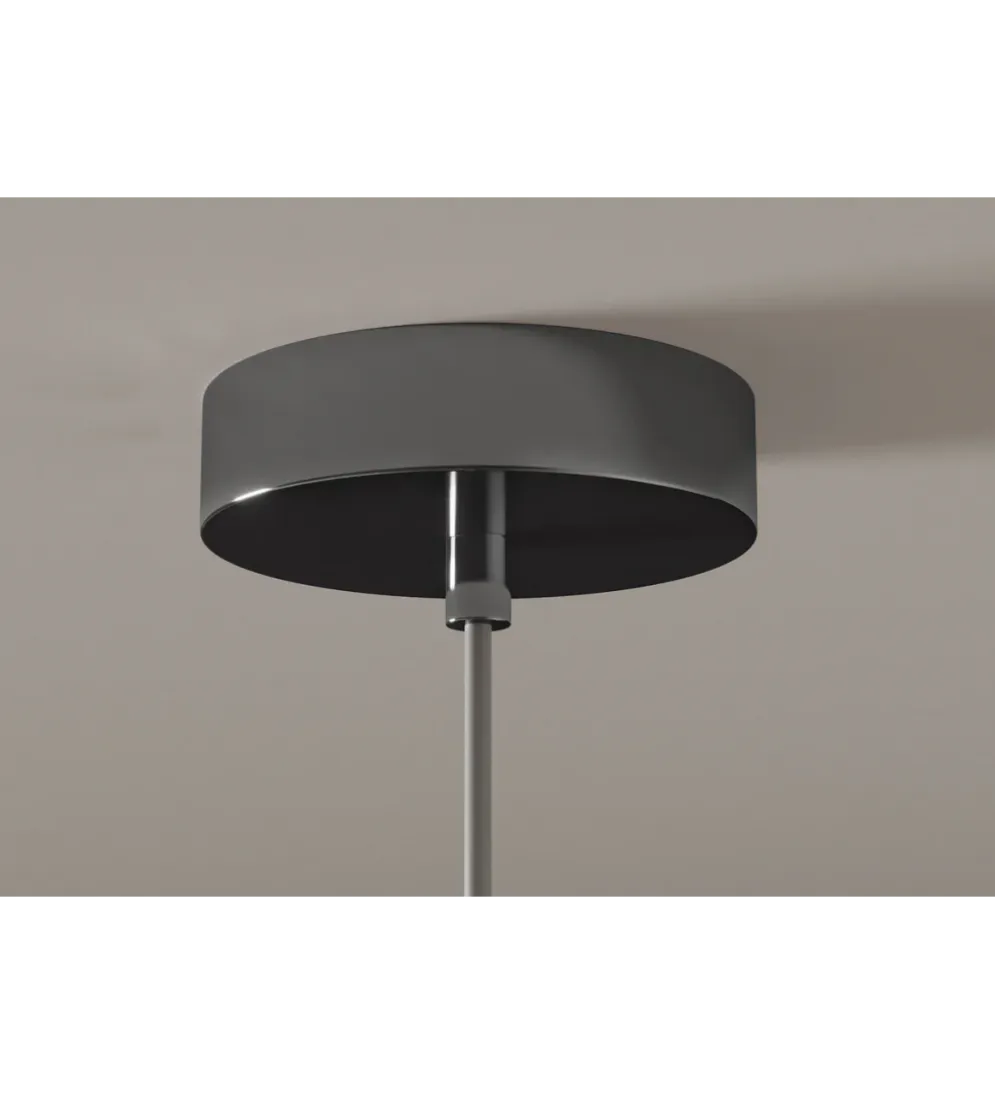 Lampa wisząca LIQUID DIAMOND 20 cm szkło dymione