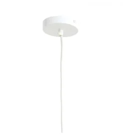 Lampa wisząca LONIA 53 cm kremowa antyczny brąz