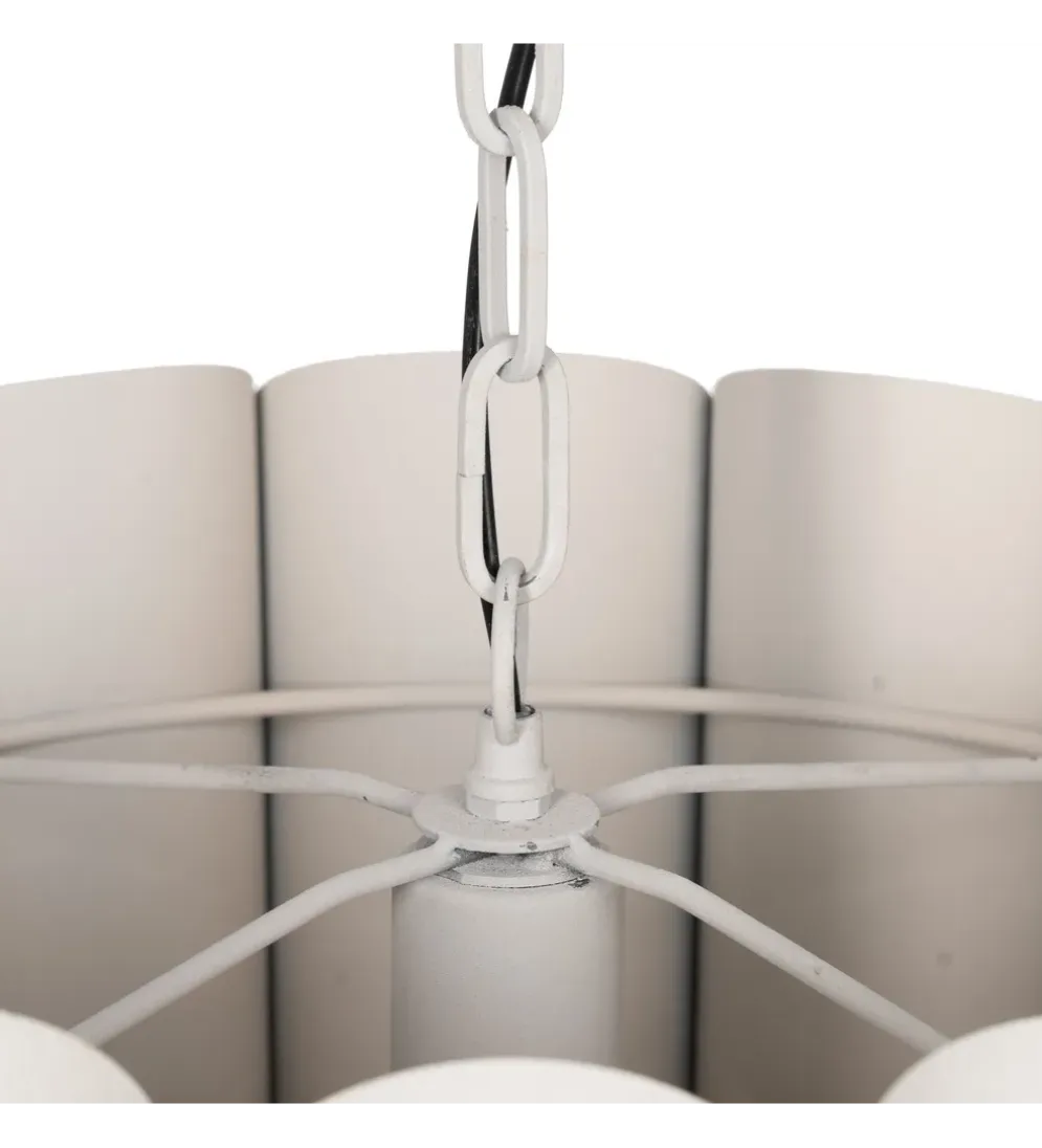 Lampa wisząca MIMKRO 61 cm biała
