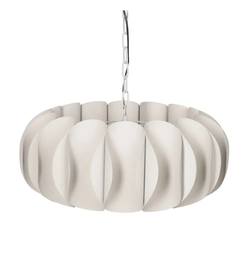 Lampa wisząca MIMKRO 61 cm biała
