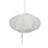 Lampa wisząca NERAZMAI 30 cm biała