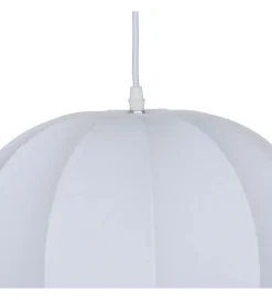 Lampa wisząca NERAZMAI 33 cm biała