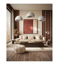 Lampa wisząca NEST 120 cm biała