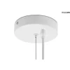 Lampa wisząca NEST 50 cm biała