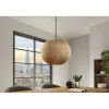 Lampa wisząca ORGANIC 45 cm tkanina naturalny
