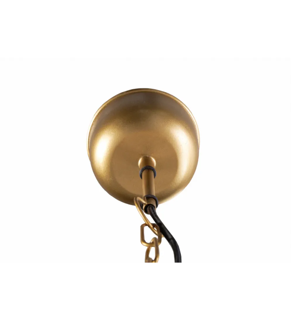Lampa wisząca ORIENT LIVING 50 cm ze złotym dekorem