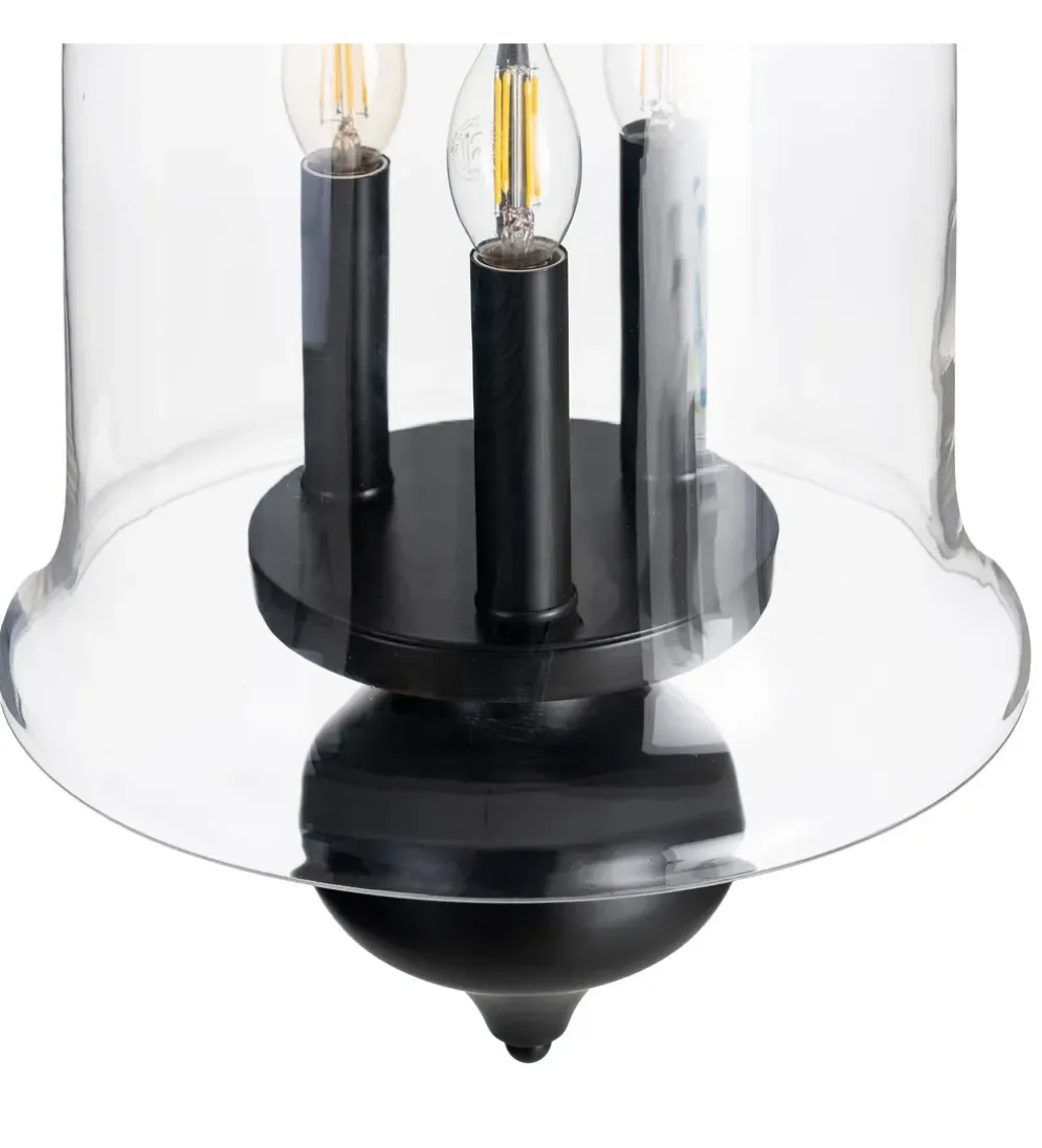 Lampa wisząca ORO 54 cm czarna