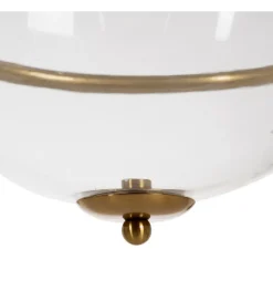 Lampa wisząca ORO 28 cm złota