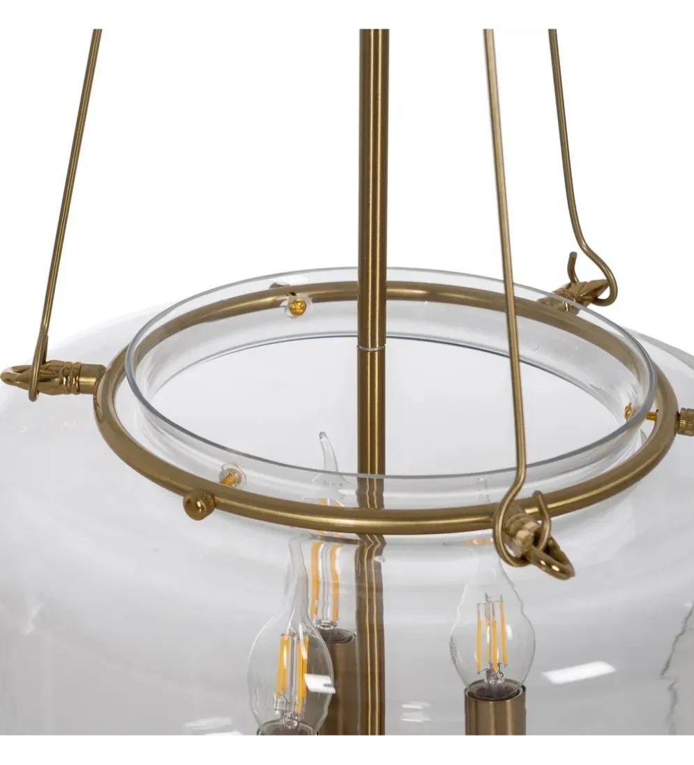 Lampa wisząca ORO 72 cm złota