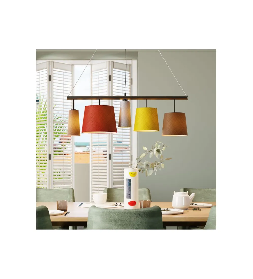 Lampa wisząca PARECCHI 100 cm wielokolorowa