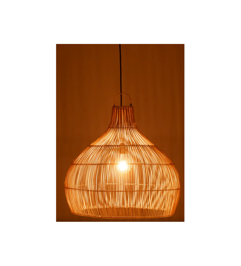 Lampa wisząca Pear 80 cm naturalna